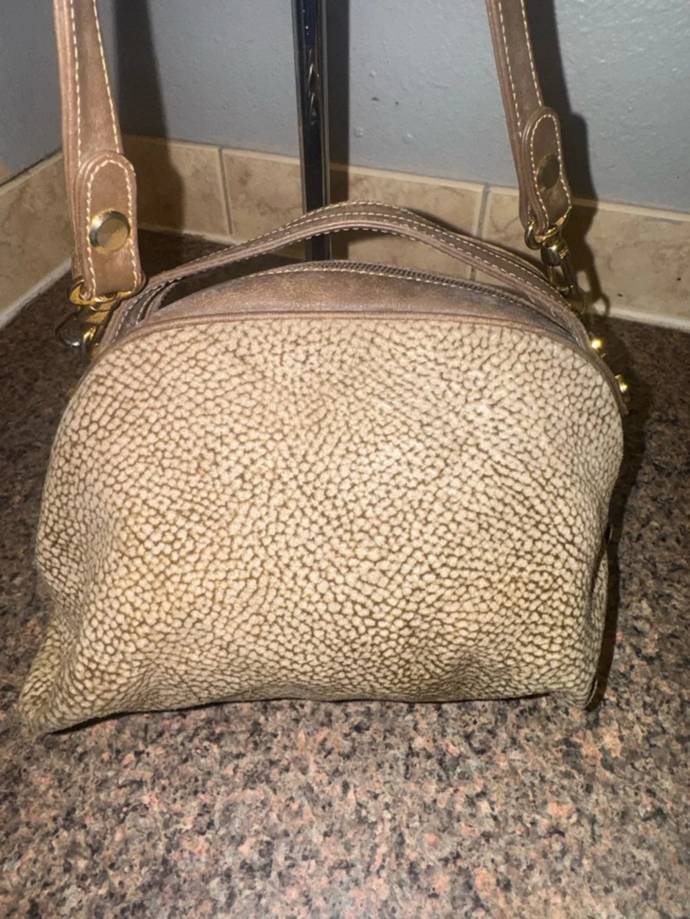 Borbonese crossbody bag EUC - Picture 2 of 6